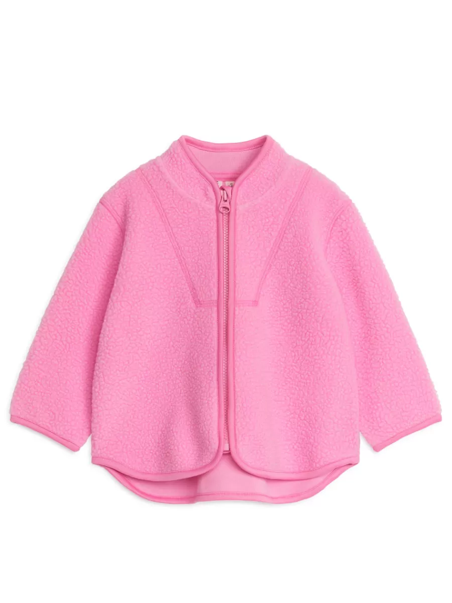 Sale ARKET Fleece Jacket Pink