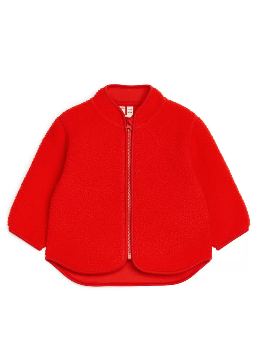 Discount ARKET Fleece Jacket Bright Red
