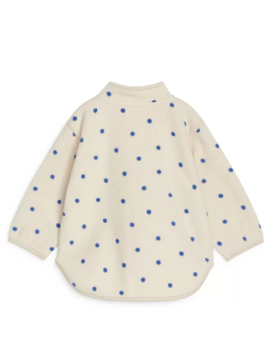 Cheap ARKET Fleece Jacket White