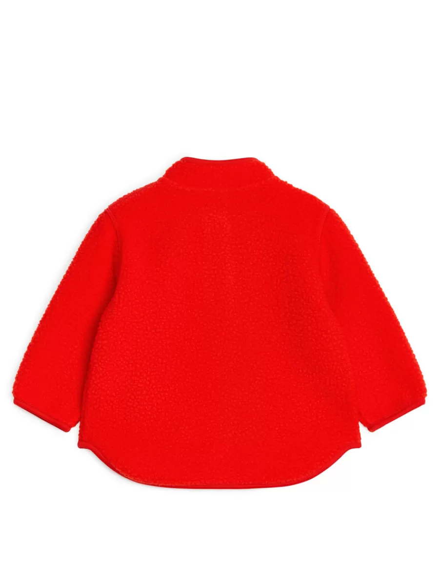 Discount ARKET Fleece Jacket Bright Red