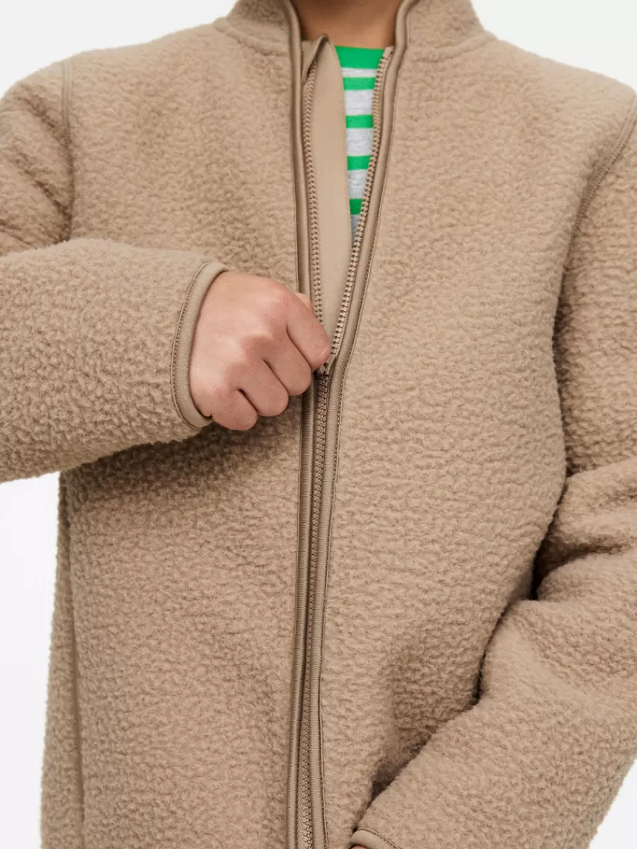 Flash Sale ARKET Fleece Jacket Dark Beige