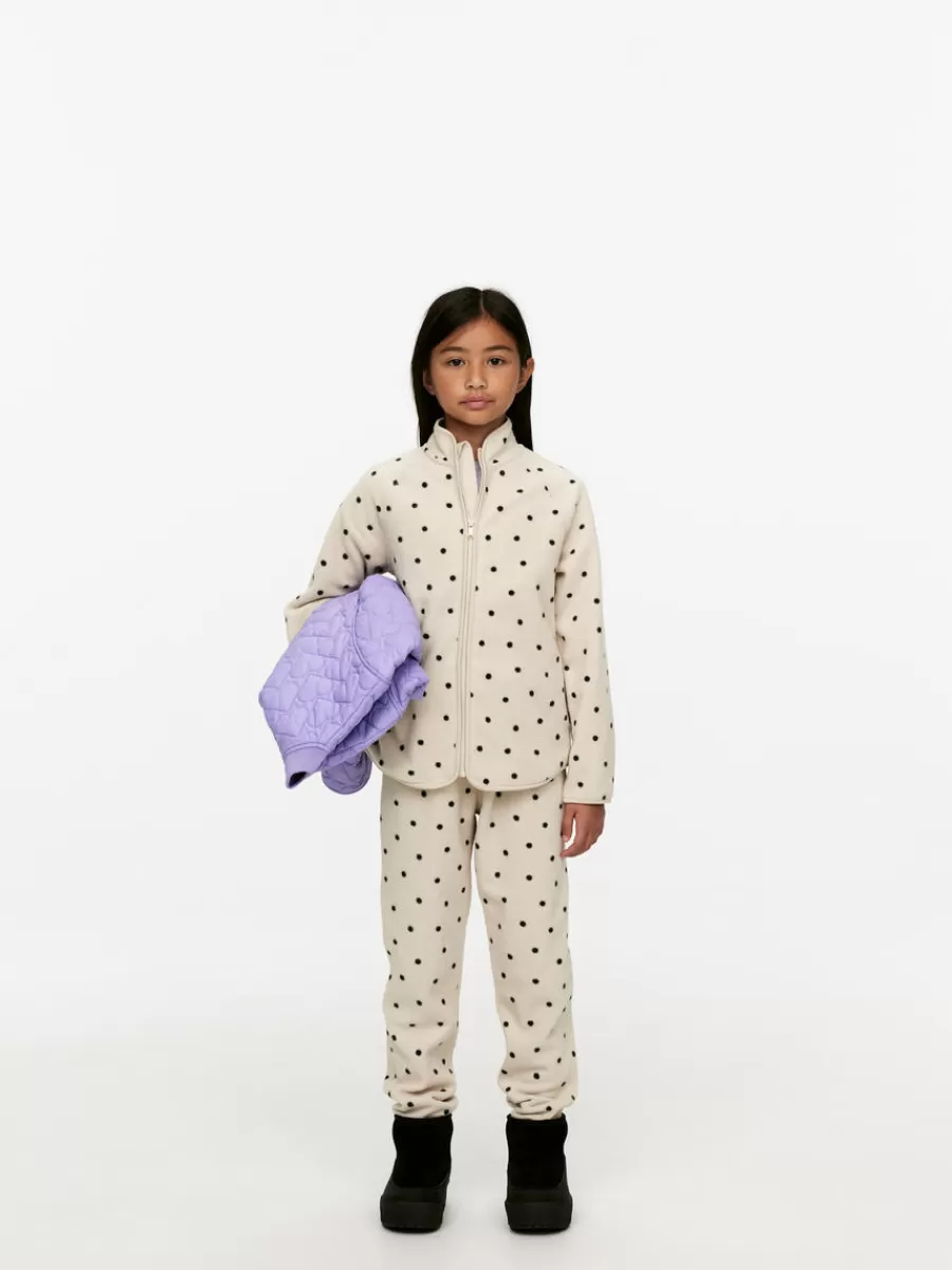 Cheap ARKET Fleece Leggings Light Beige