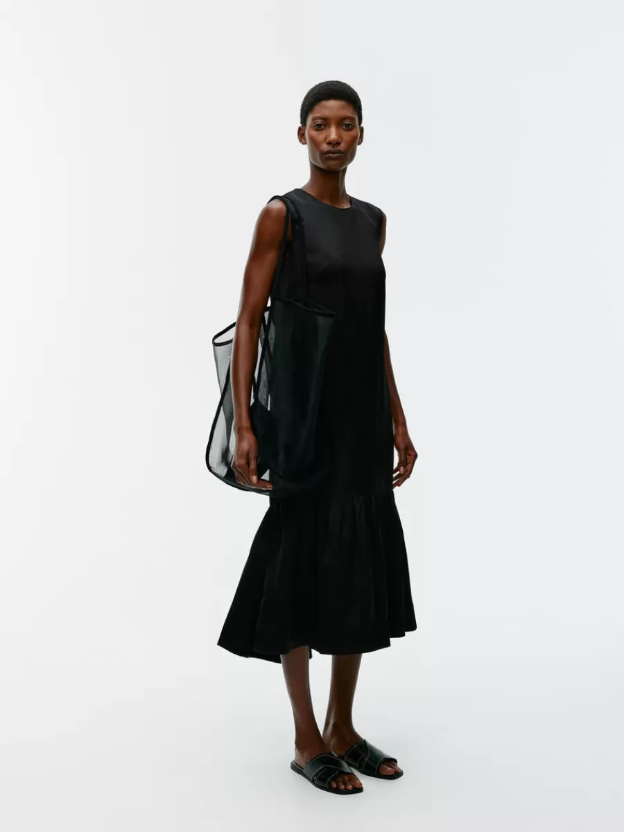 Store ARKET Flounce Dress Black
