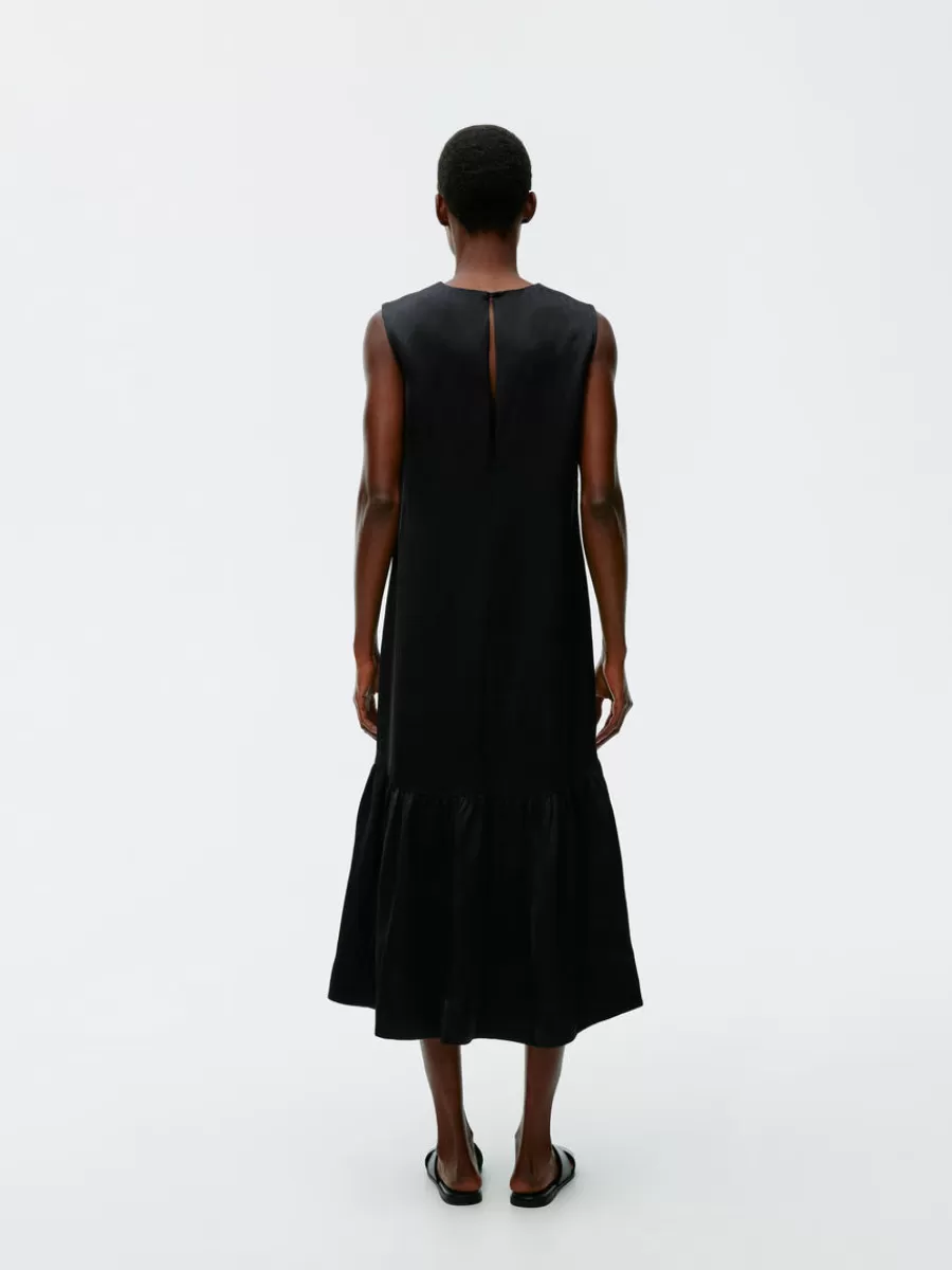 Store ARKET Flounce Dress Black