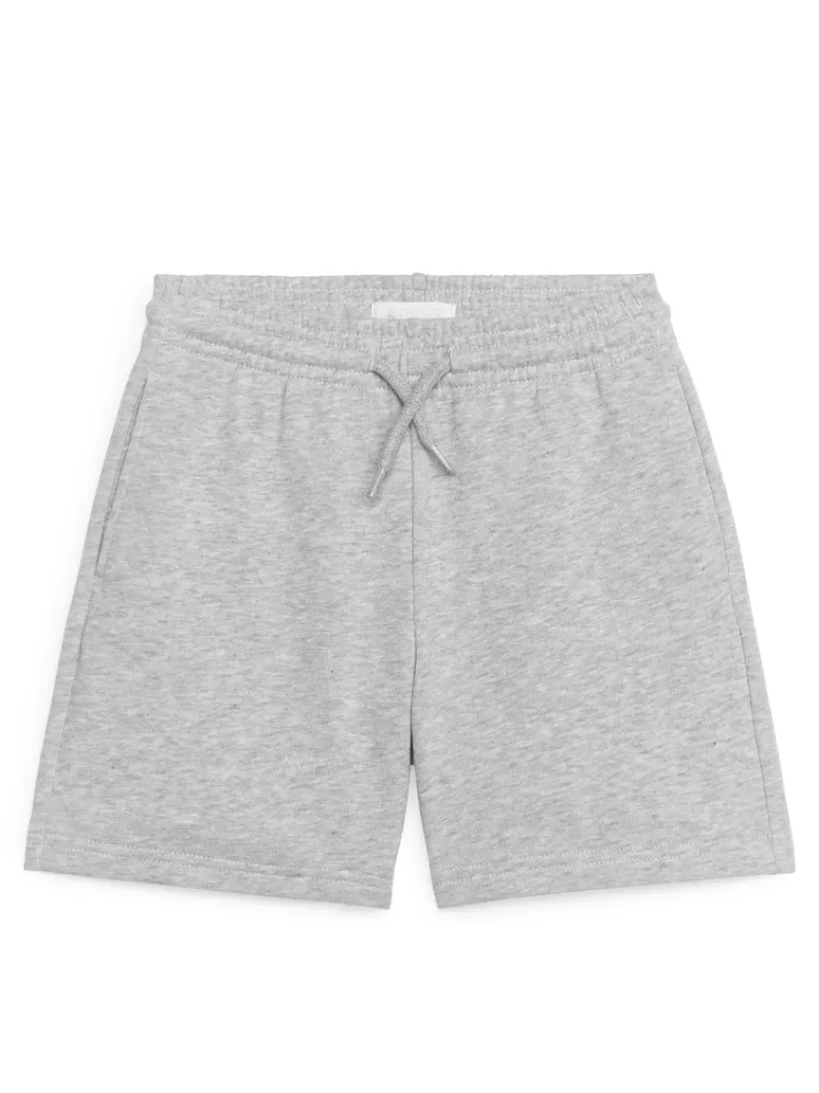 Hot ARKET French Terry Shorts Grey Melange