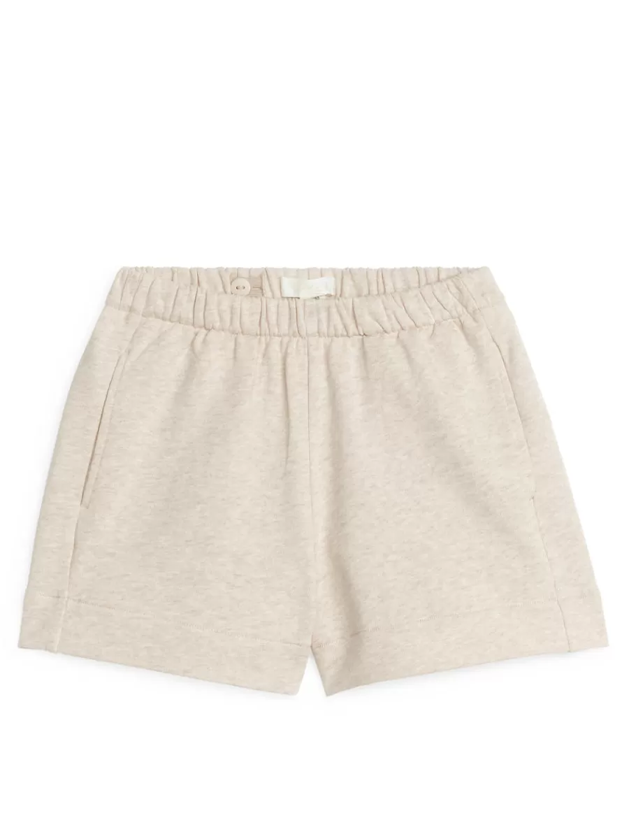 Cheap ARKET French Terry Shorts Beige