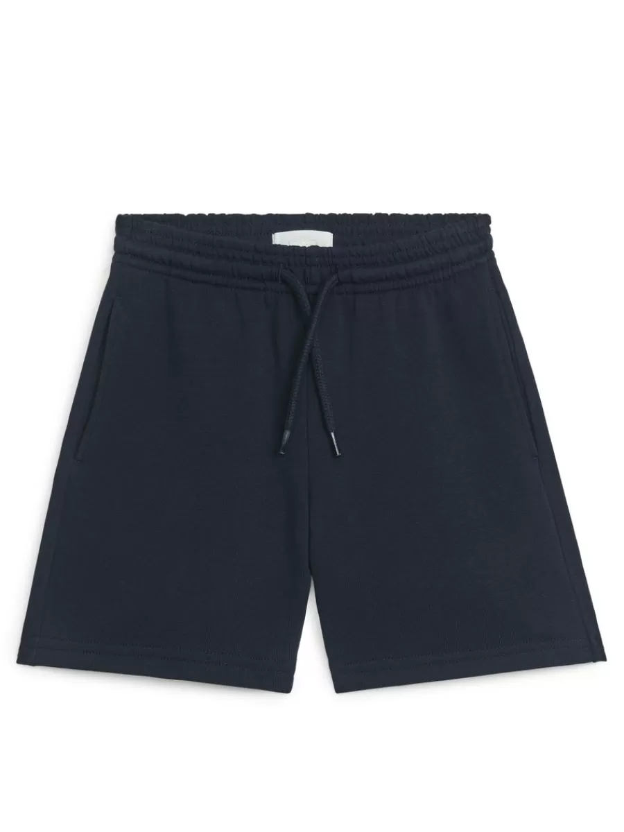Fashion ARKET French Terry Shorts Dark Blue