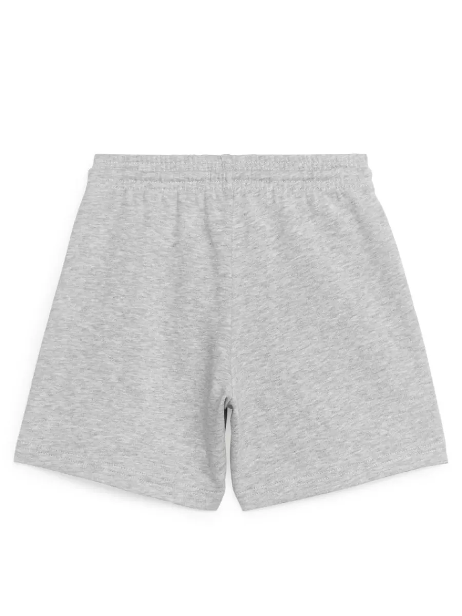 Hot ARKET French Terry Shorts Grey Melange