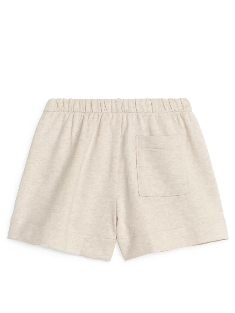 Cheap ARKET French Terry Shorts Beige