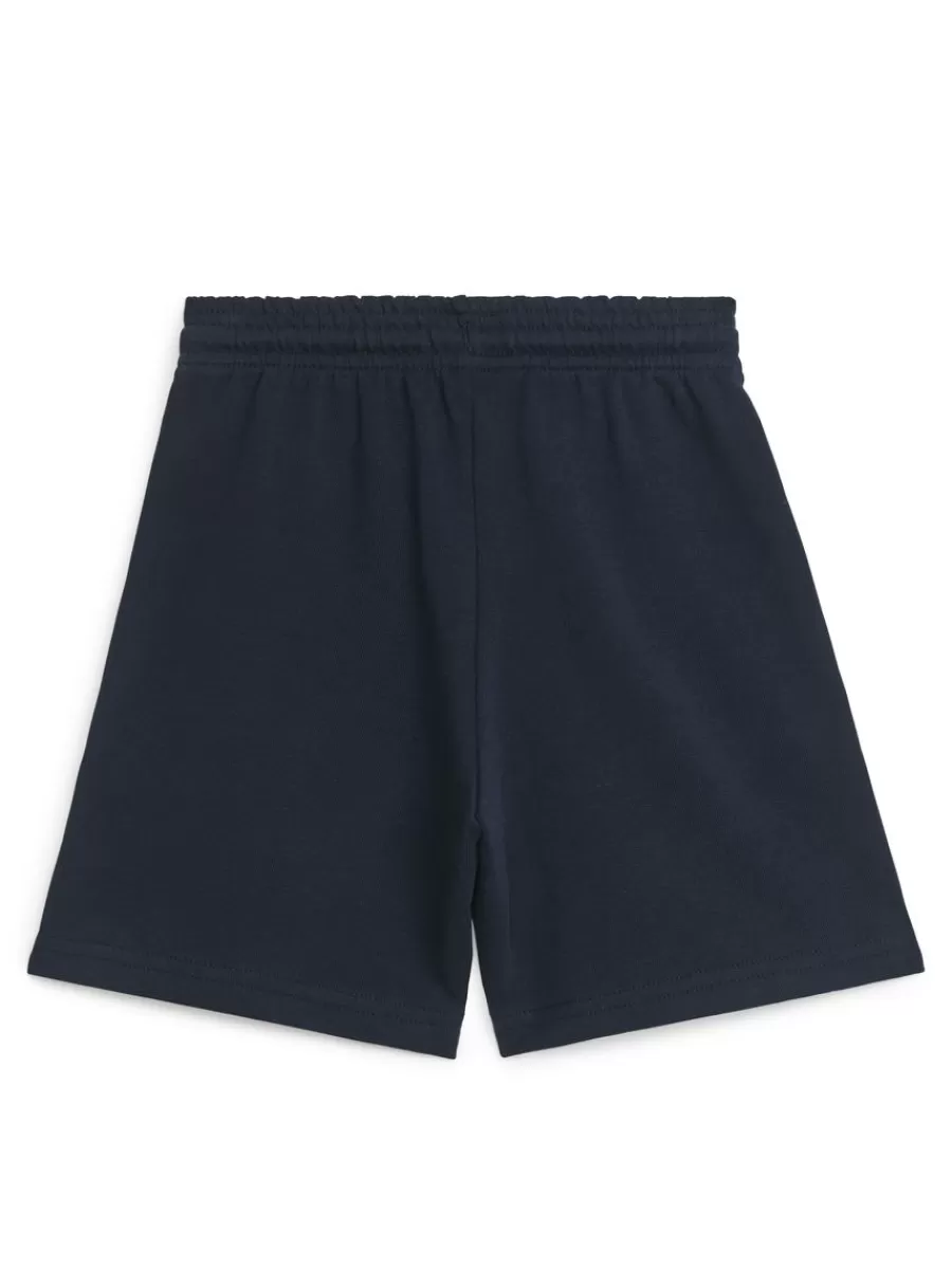 Fashion ARKET French Terry Shorts Dark Blue