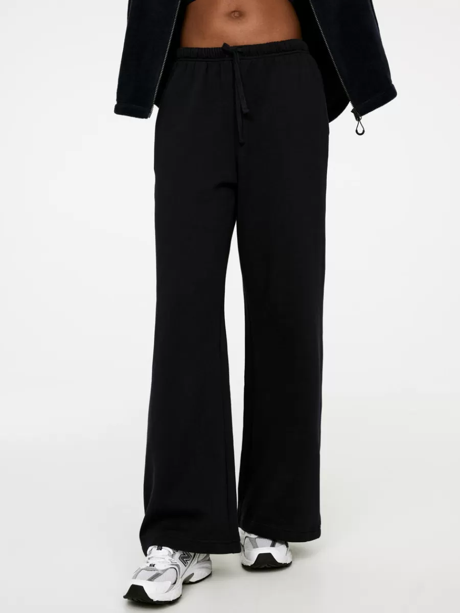 New ARKET French Terry Sweatpants Dark Blue