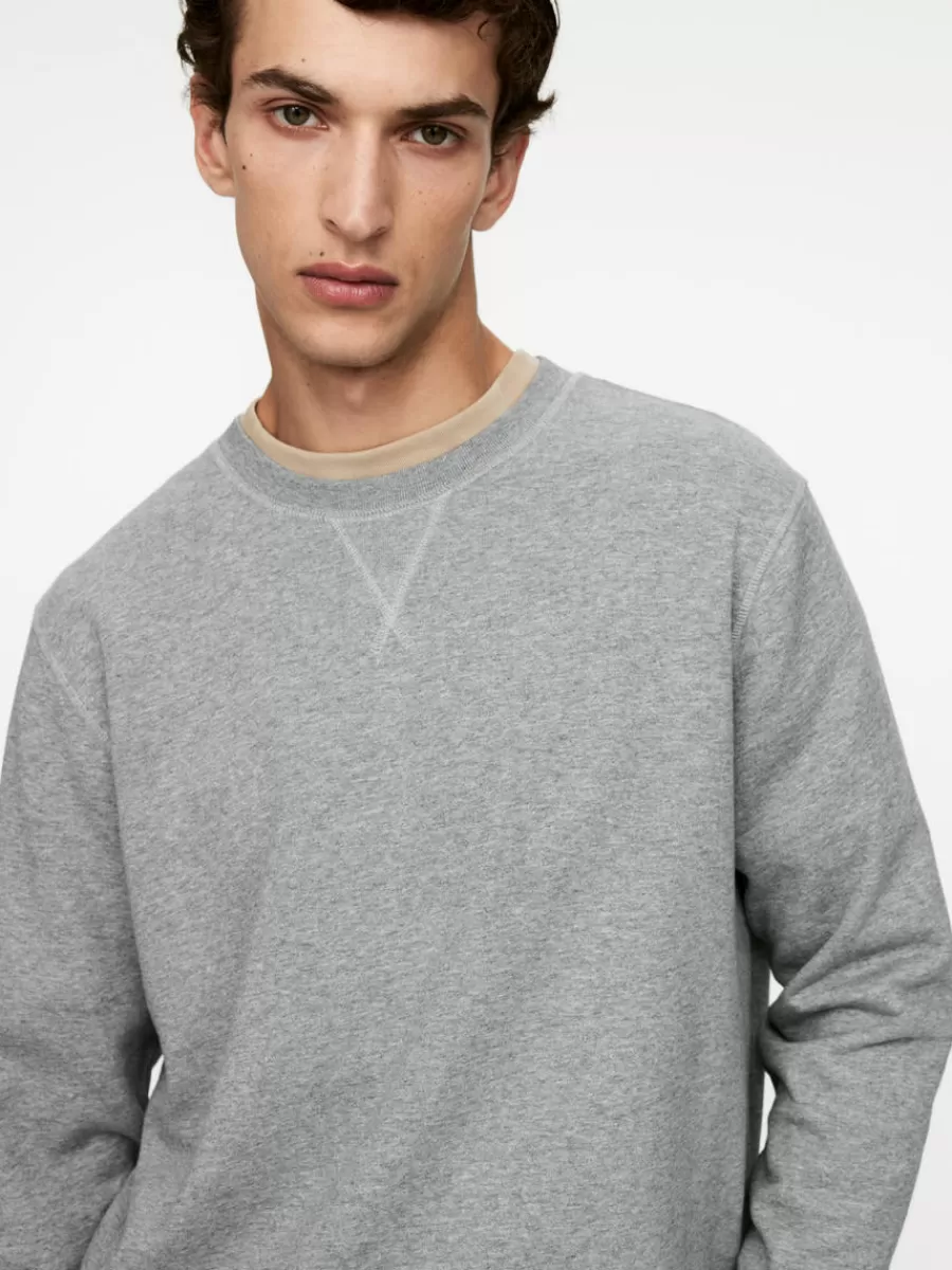 Hot ARKET French Terry Sweatshirt Grey Melange