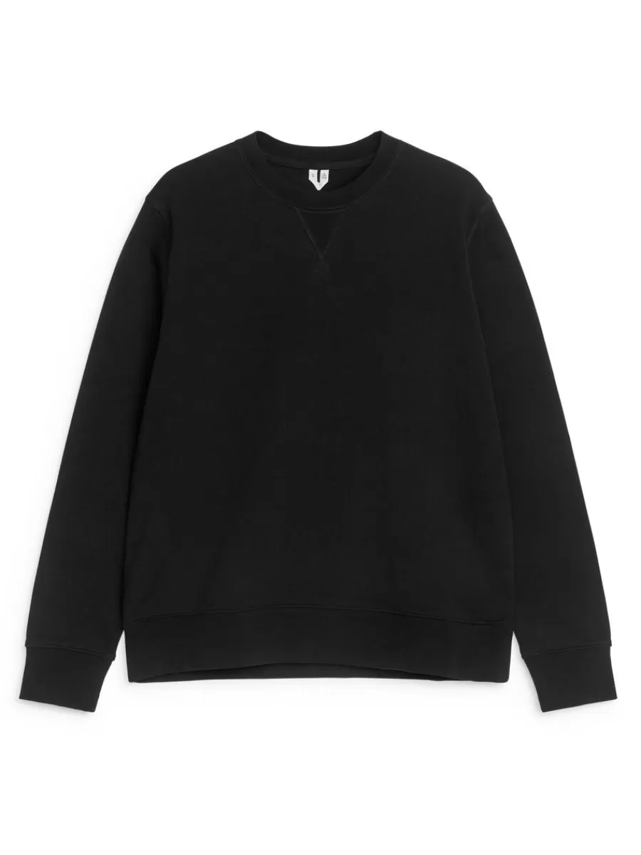 Hot ARKET French Terry Sweatshirt Black