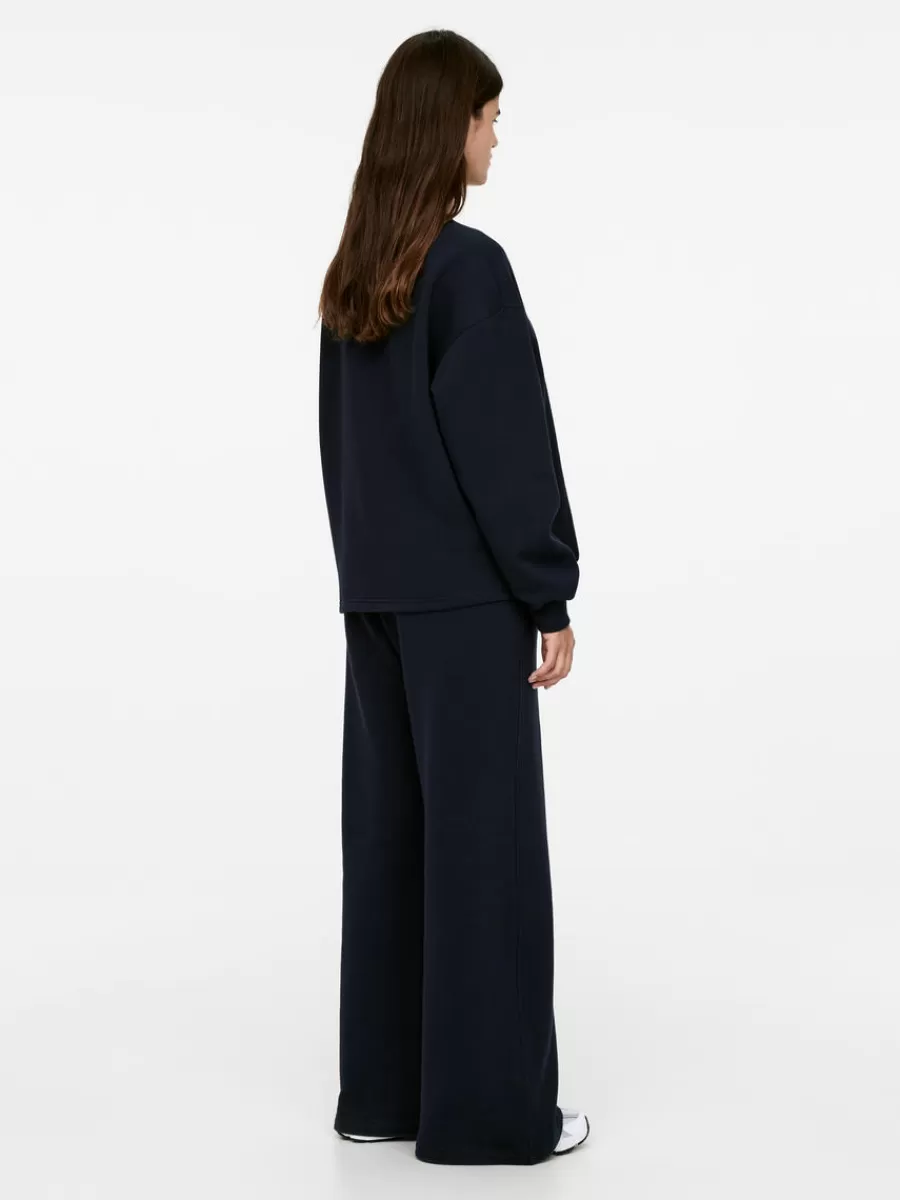 Hot ARKET French Terry Sweatshirt Dark Blue