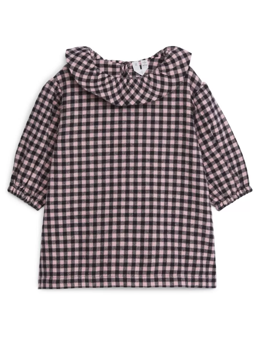 Flash Sale ARKET Frill Collar Dress Pink/Black