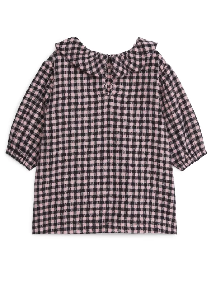 Flash Sale ARKET Frill Collar Dress Pink/Black