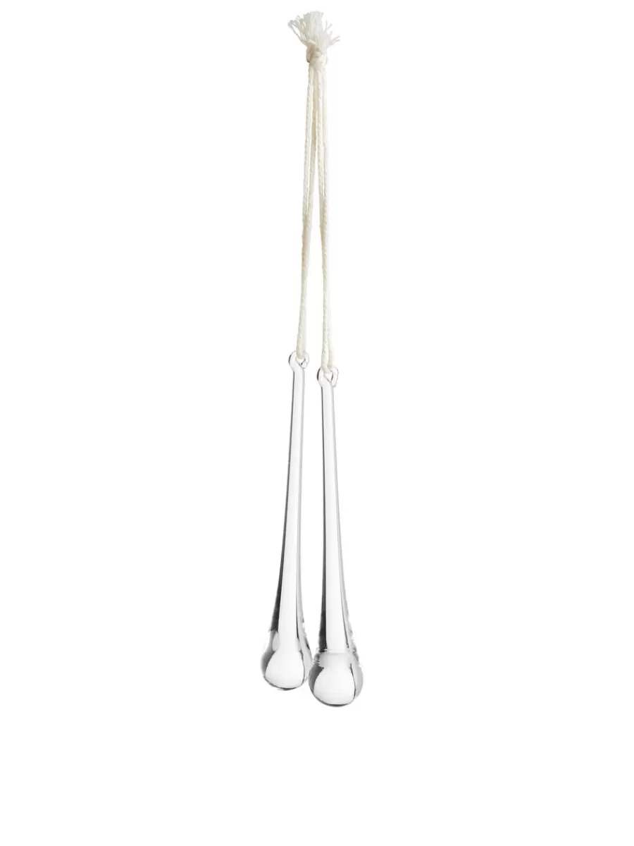 Clearance ARKET Glass Drops Set Of 2 Transparent