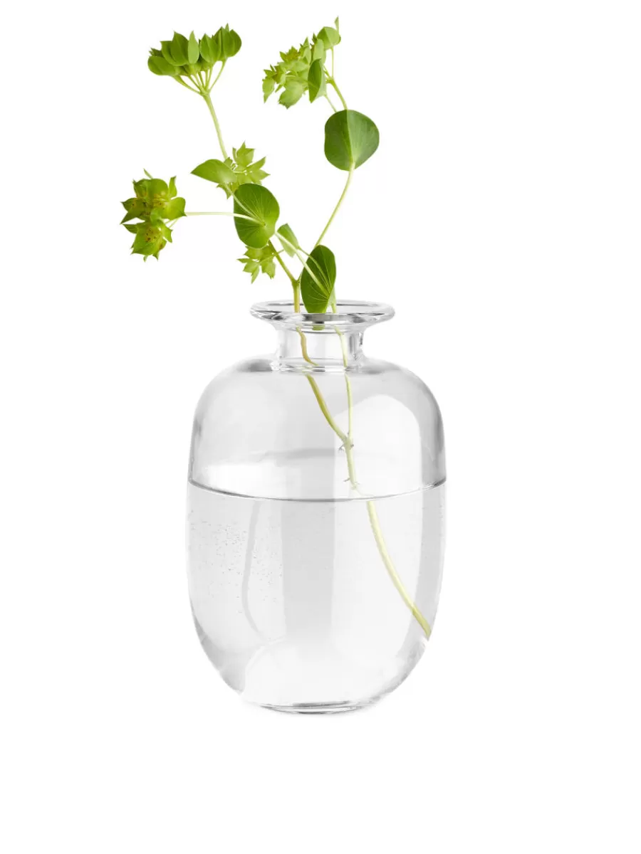 Online ARKET Glass Vase 11 Cm Clear