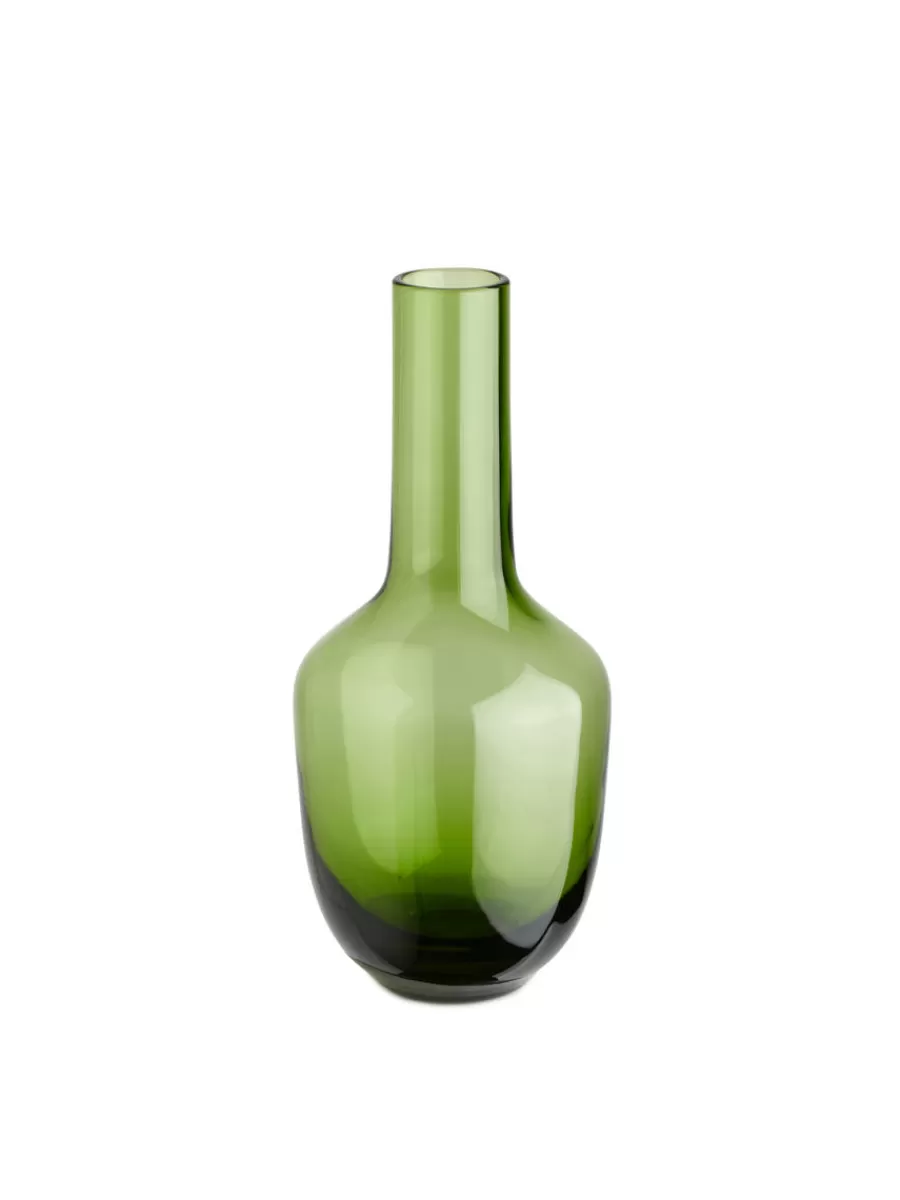 Discount ARKET Glass Vase 16 Cm Green