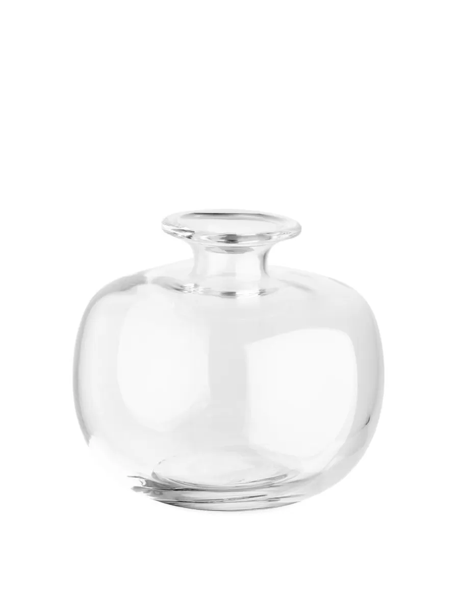 Clearance ARKET Glass Vase 9 Cm Clear
