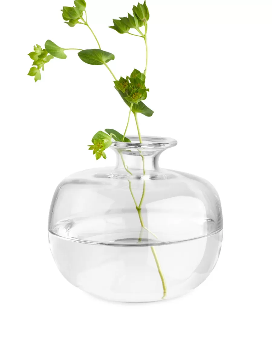 Clearance ARKET Glass Vase 9 Cm Clear