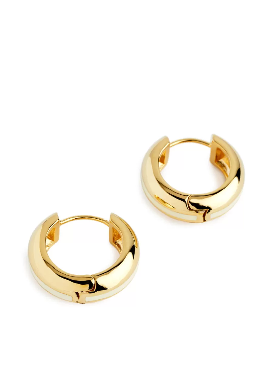 Hot ARKET -Plated Hoop Earrings Gold