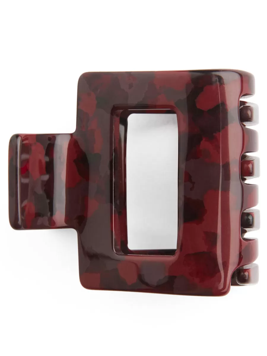 Hot ARKET Hair Claw Burgundy