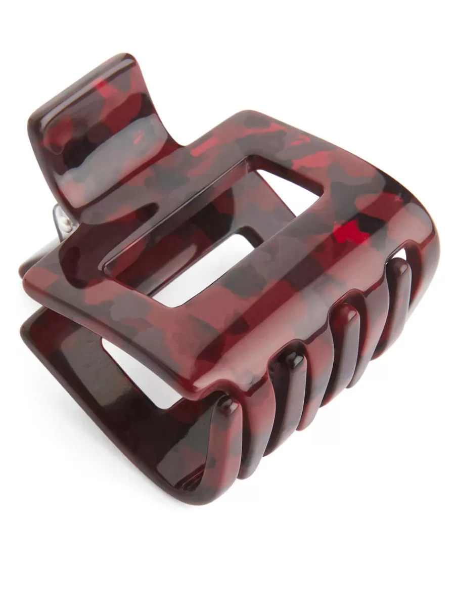 Hot ARKET Hair Claw Burgundy