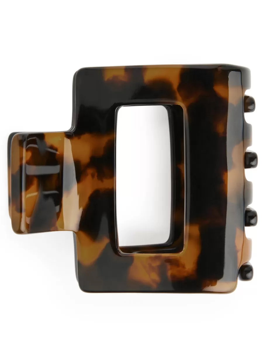 Discount ARKET Hair Claw Brown/Tortoise
