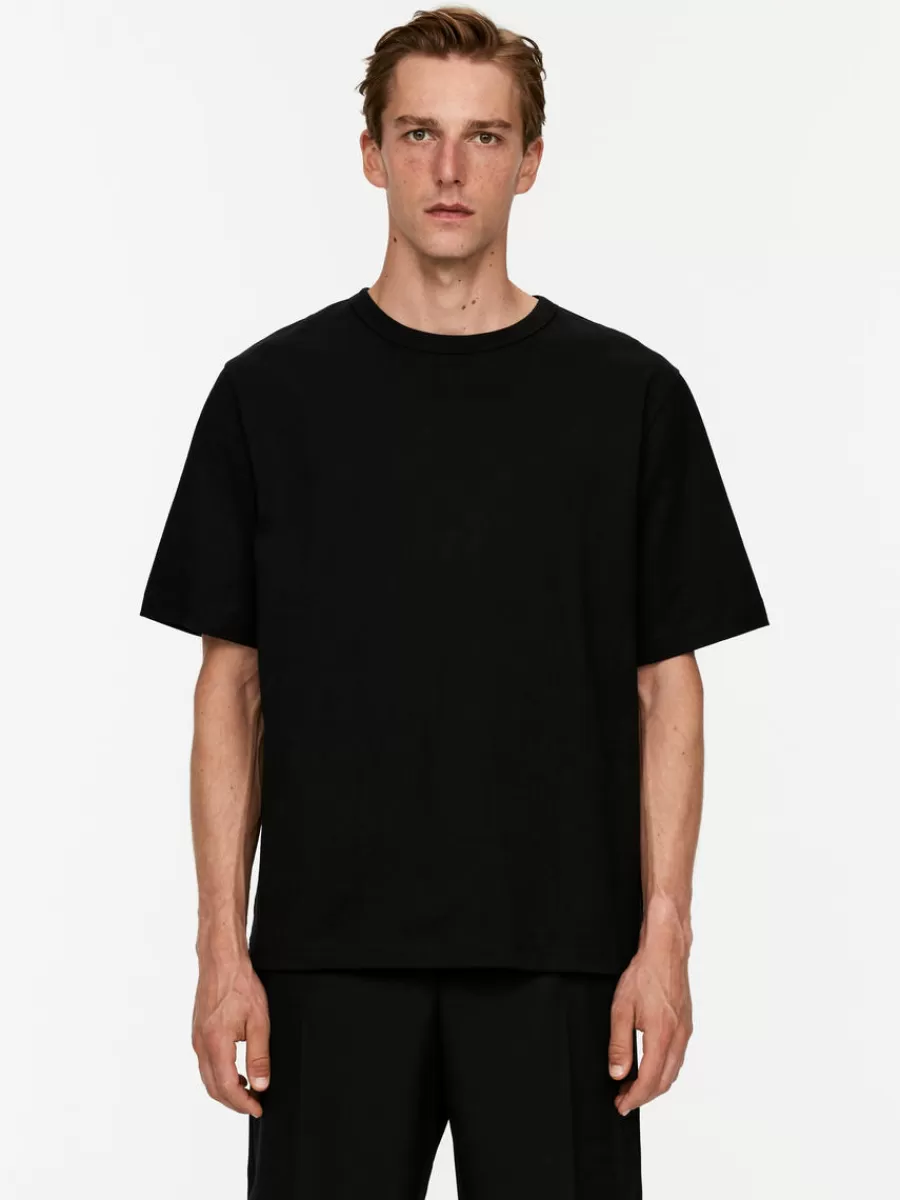 Shop ARKET Heavy Weight T-Shirt Black
