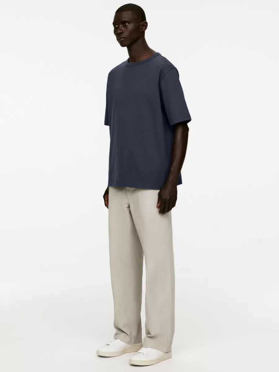 Discount ARKET Heavy Weight T-Shirt Dark Blue