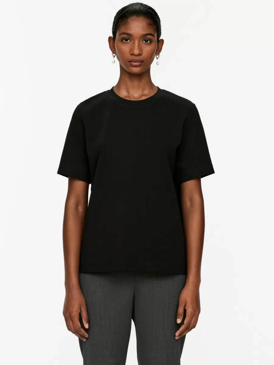 Best ARKET Heavyweight T-Shirt Black