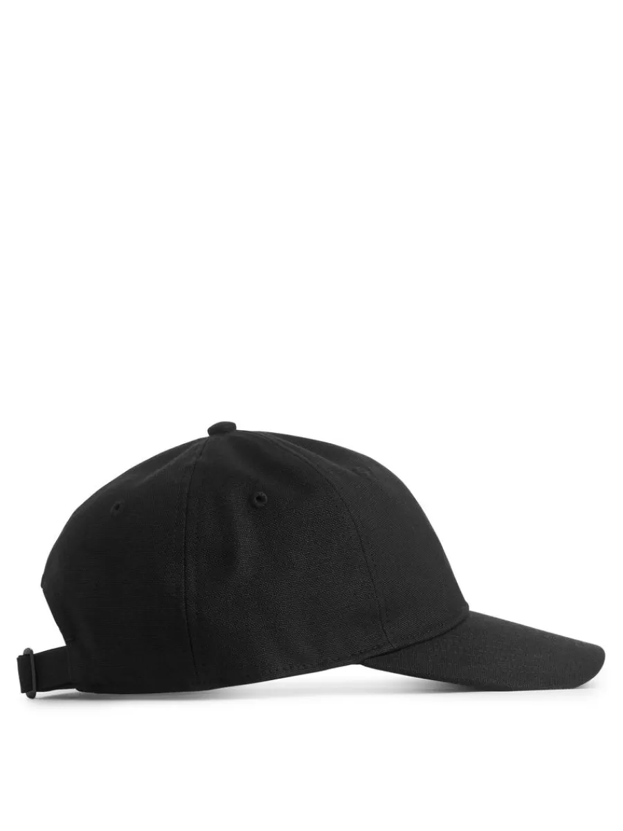 Outlet ARKET Hemp-Cotton Cap Black