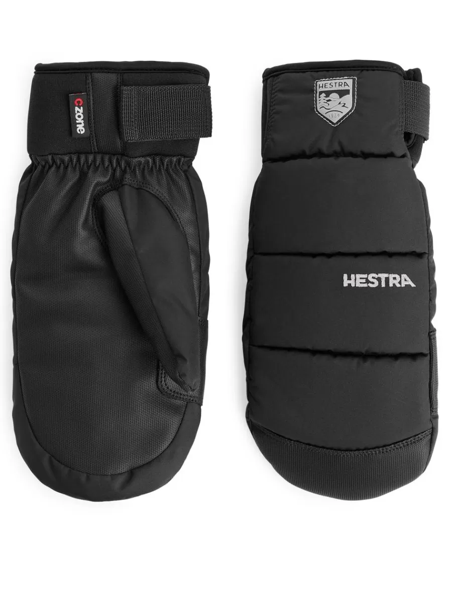 Store ARKET Hestra CZone Frost Mittens Black