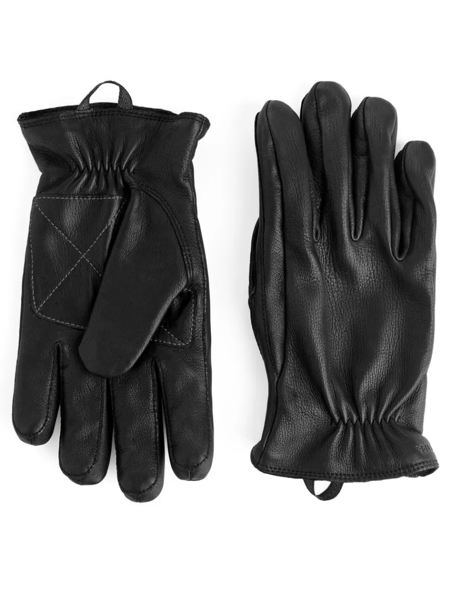 Outlet ARKET Hestra Eirik Leather Gloves Black