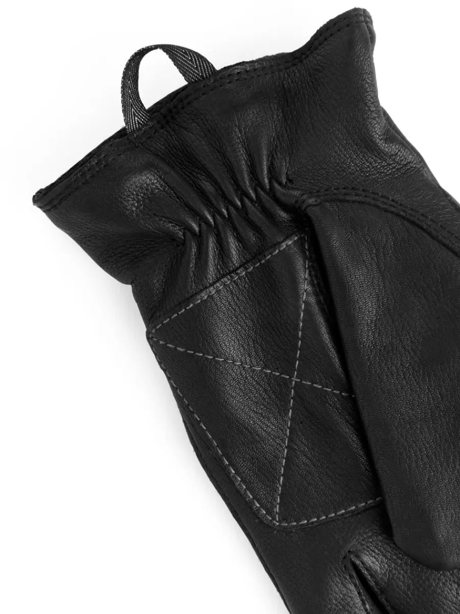 Outlet ARKET Hestra Eirik Leather Gloves Black