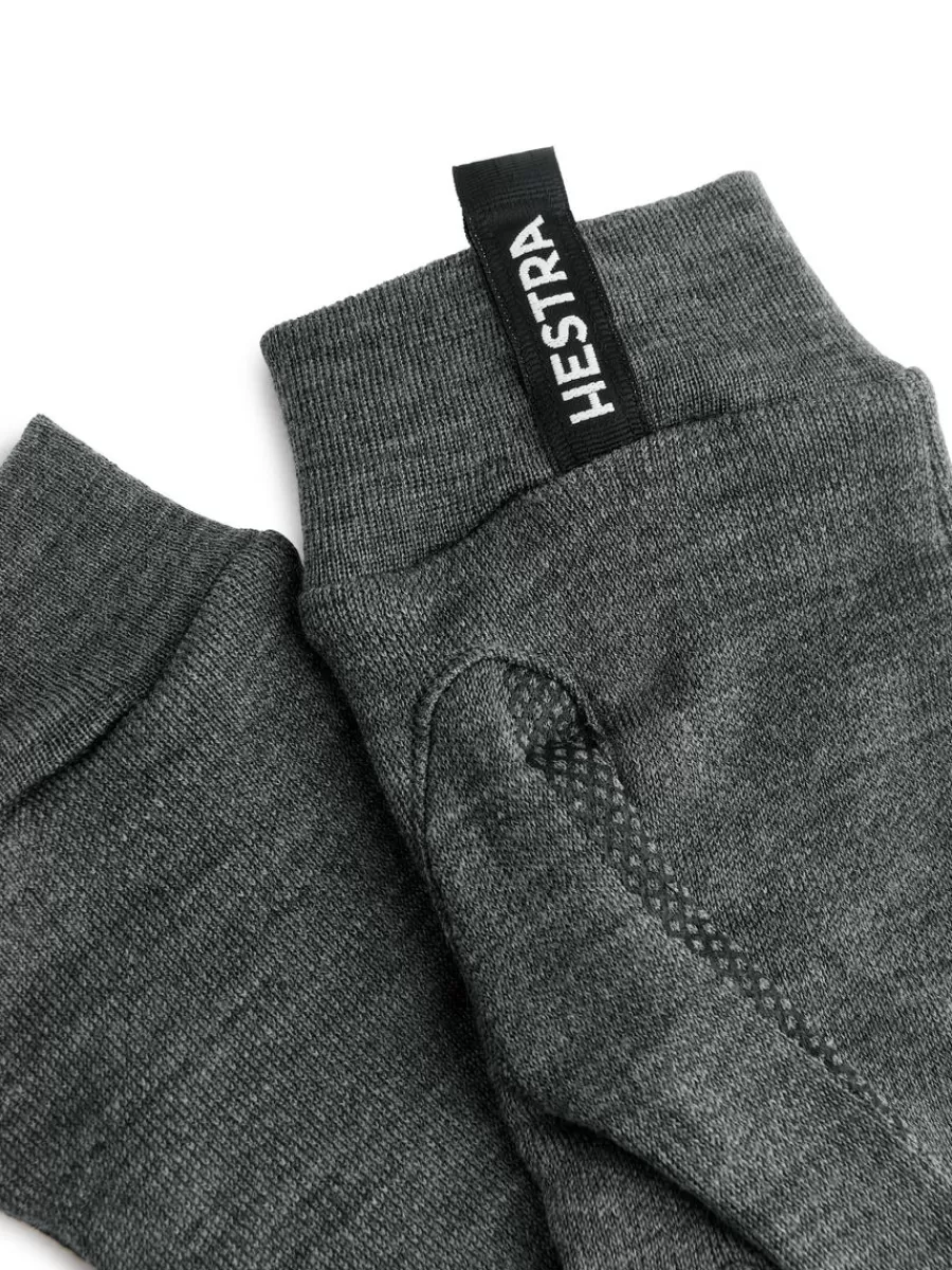 New ARKET Hestra Merino Touch Point 5-Finger Liner Grey