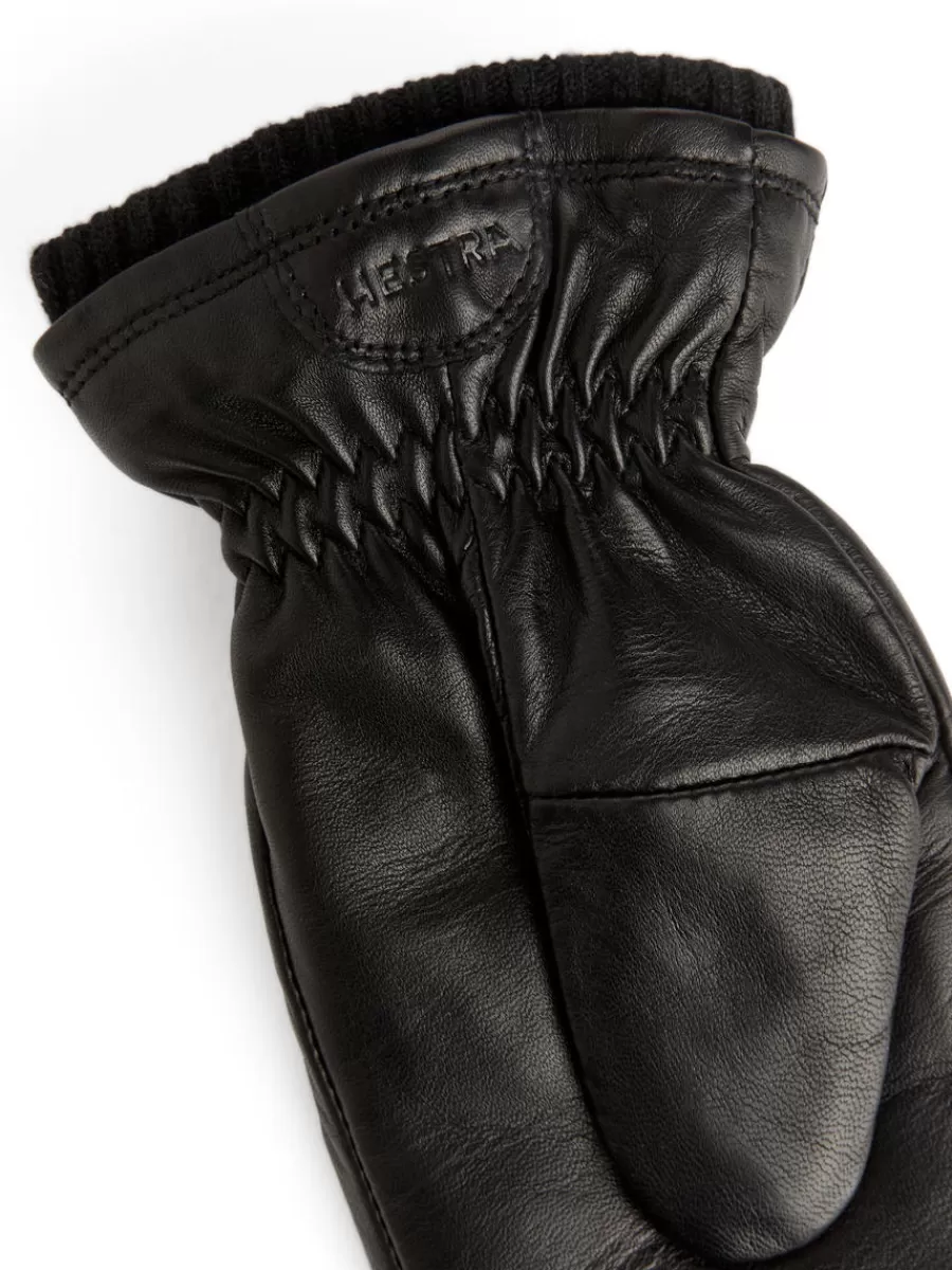 Shop ARKET Hestra Torun Mittens Black