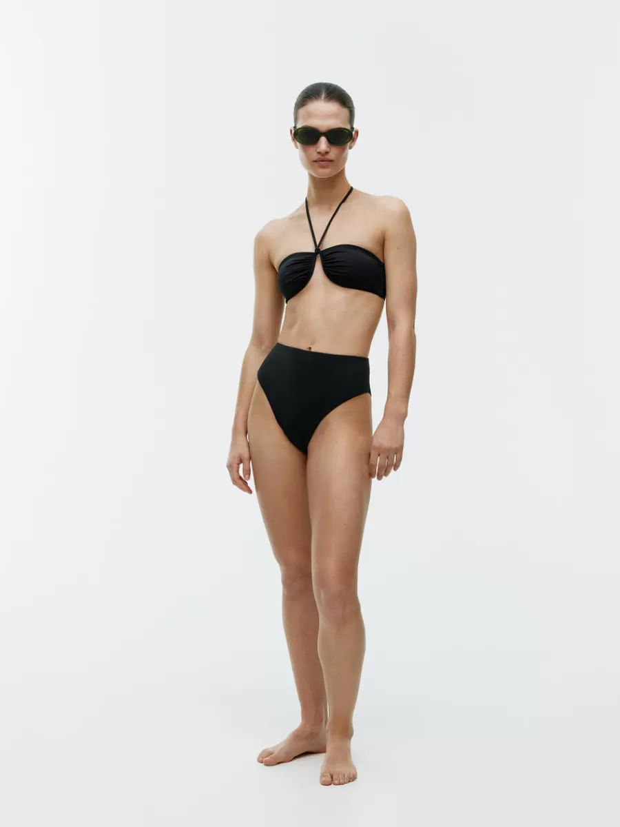 Cheap ARKET High-Waist Bikini Briefs Black