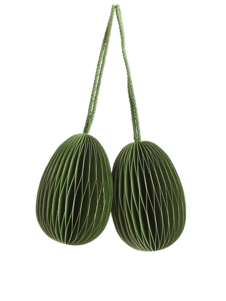 Hot ARKET Honeycomb Ornaments Set Of 2 Green