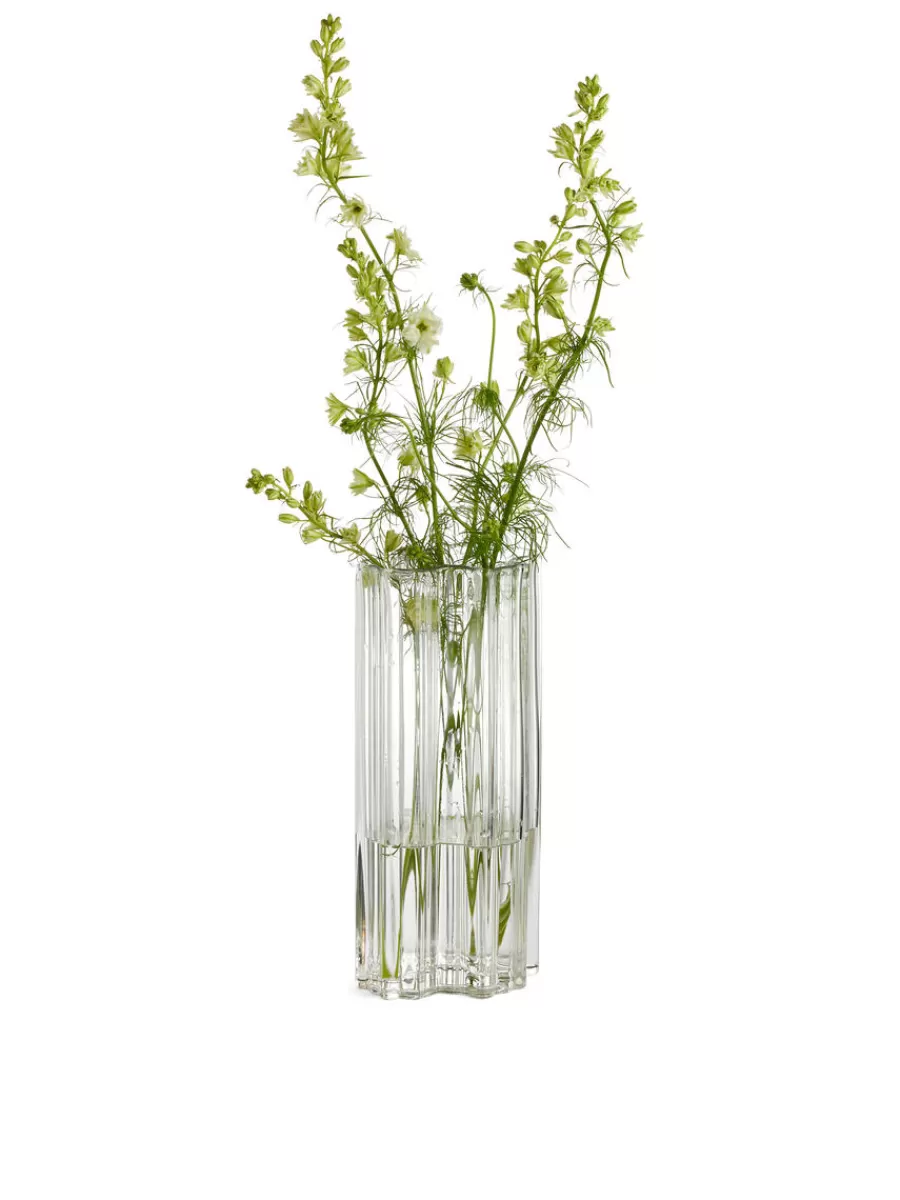 Best ARKET Irregular Glass Vase 25 Cm Clear