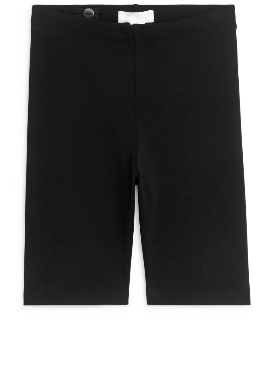 Online ARKET Jersey Bicycle Shorts Black