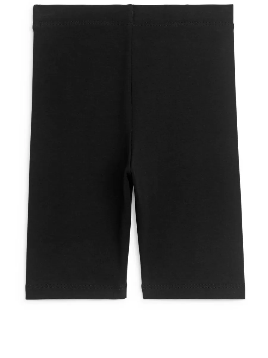 Online ARKET Jersey Bicycle Shorts Black