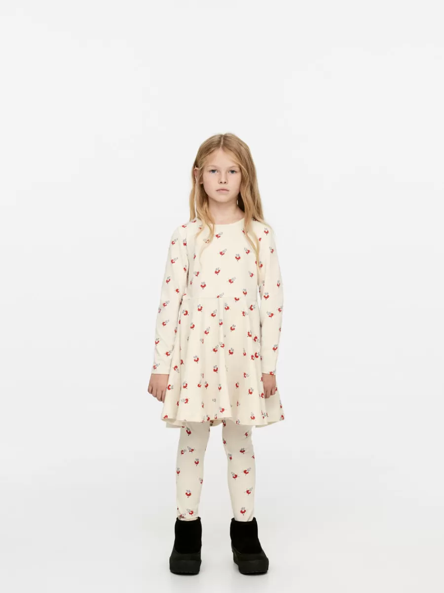 Online ARKET Jersey Dress Off White/Ballerinas