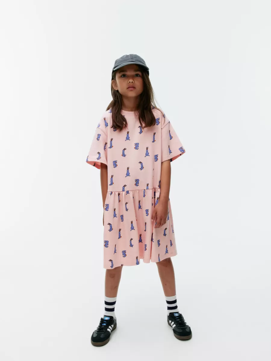 Best ARKET Jersey Frill Dress Pink