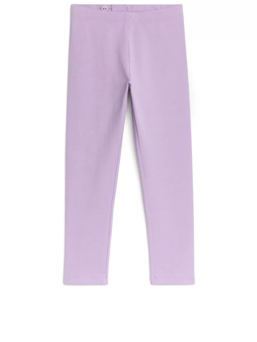 Sale ARKET Jersey Leggings Lilac