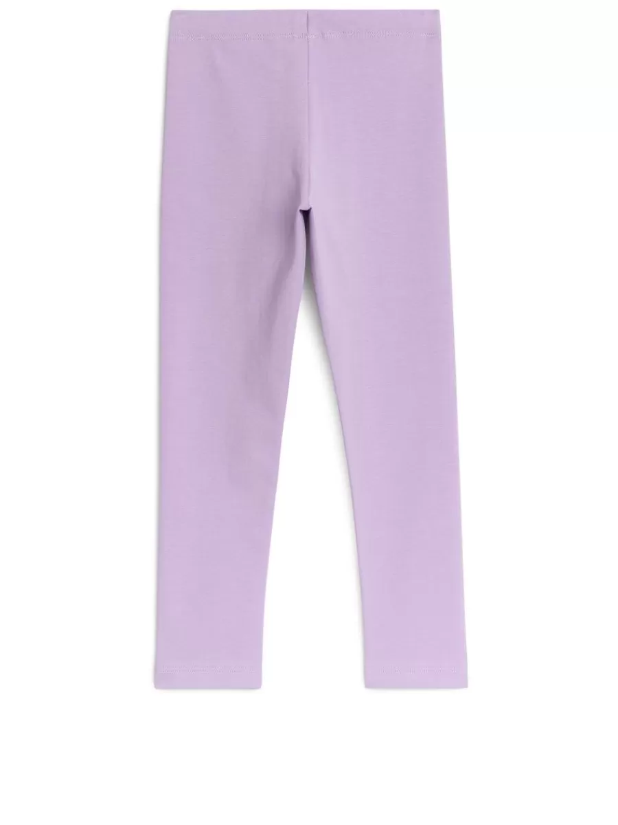 Sale ARKET Jersey Leggings Lilac