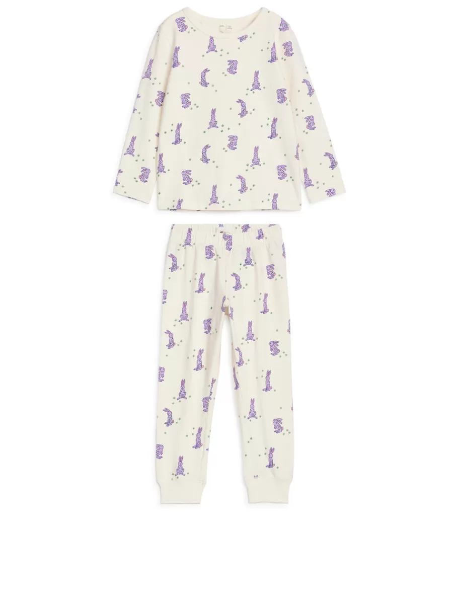 Best Sale ARKET Jersey Pyjama Set White