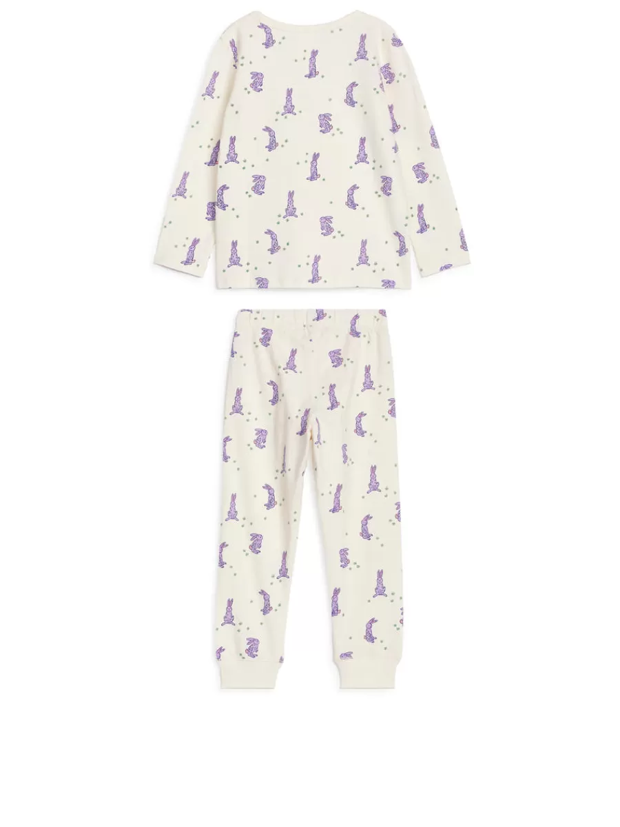 Best Sale ARKET Jersey Pyjama Set White