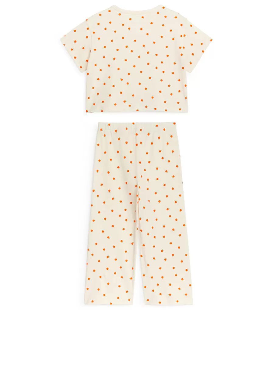 Outlet ARKET Jersey Pyjama Set White
